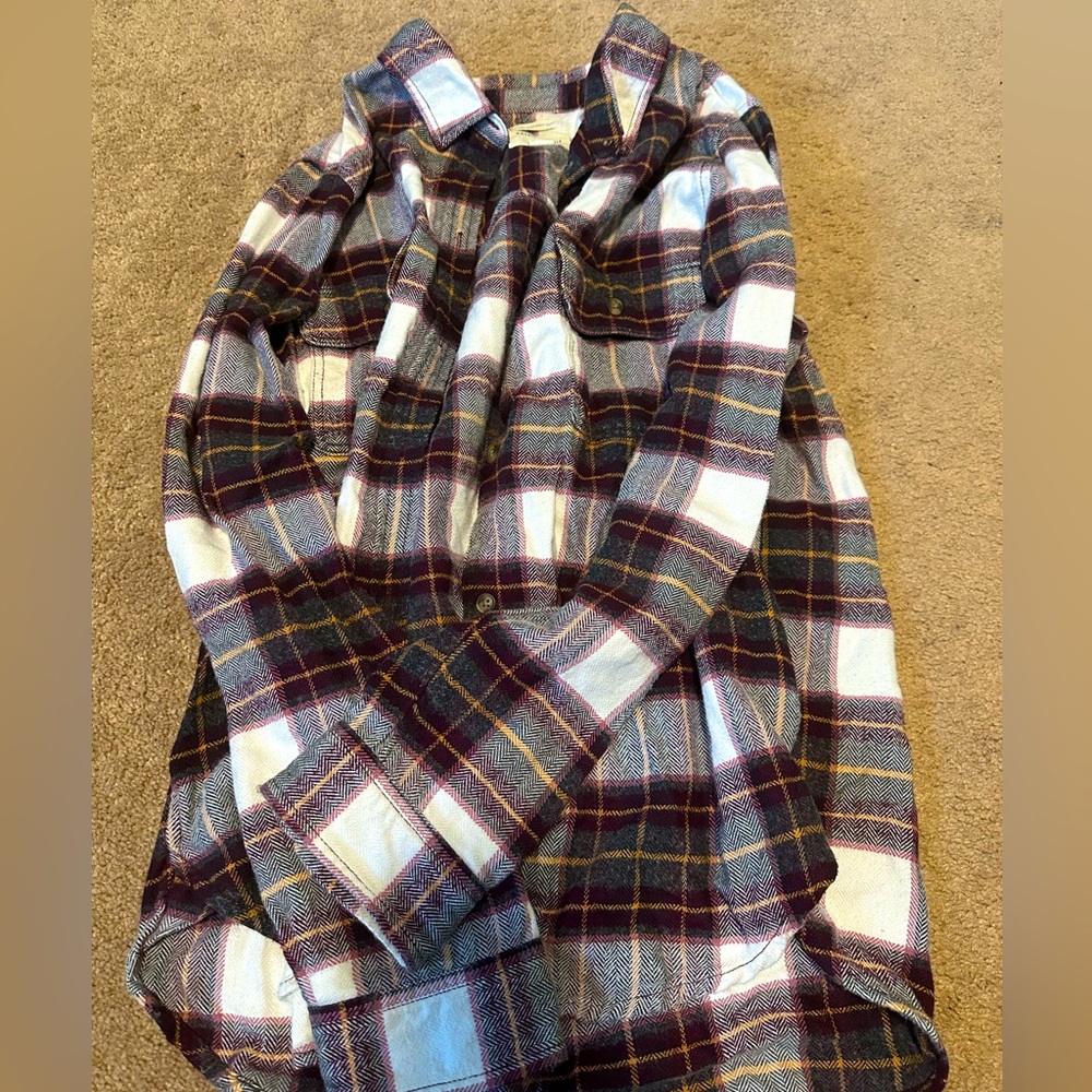 American Eagle Flannel Button Down - image 1